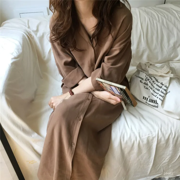 2021 Spring Autumn Female Batwing Sleeve Utility Vintage Solid Shirt Dress Women New Fashion Casual Wrap Dress Loose Oversize
2021 Spring Autumn Female Batwing Sleeve Utility Vintage Solid Shirt Dress Women New Fashion Casual Wrap Dress Loose Oversize