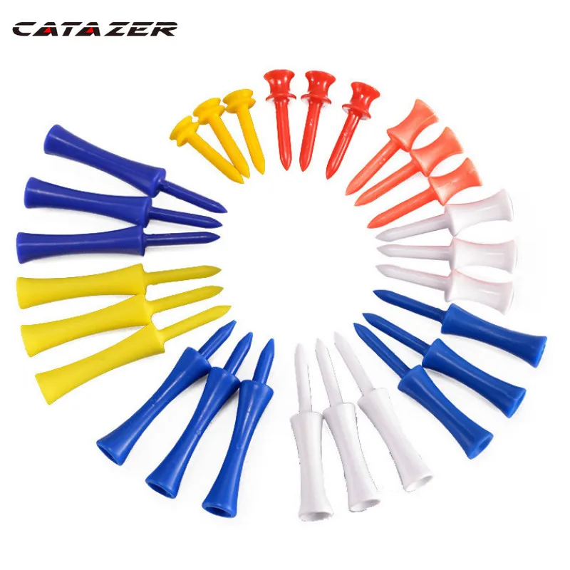 Golf Tees Plastic Golf Tee Best for All Over Sized Drivers, Irons & Hybrids Longer Drives 50 Pcs/Pack Step Down
Golf Tees Plastic Golf Tee Best for All Over Sized Drivers, Irons & Hybrids Longer Drives 50 Pcs/Pack Step Down