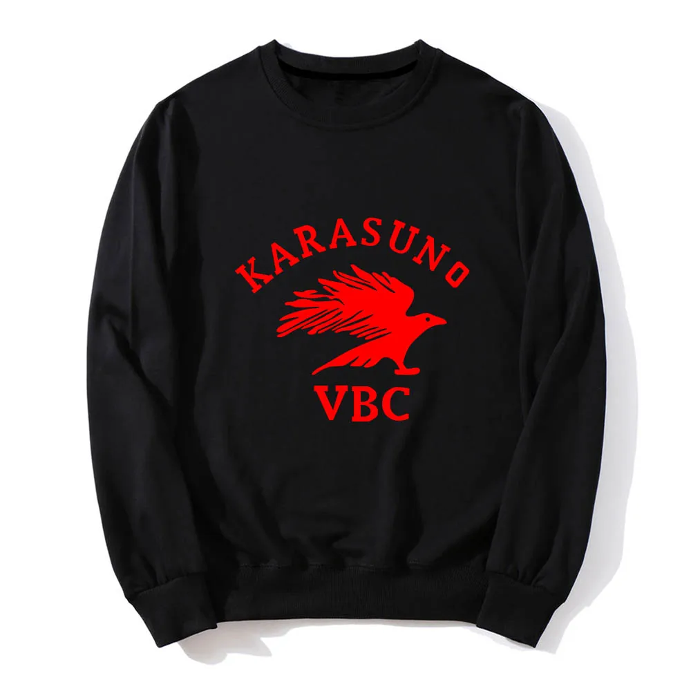 

Hoodies Men 2020 Unisex Fashion Sweatshirts KARASUNO VBC Long Sleeve Hoodies Female Tracksuits Sportswear Pluse Size 3XL