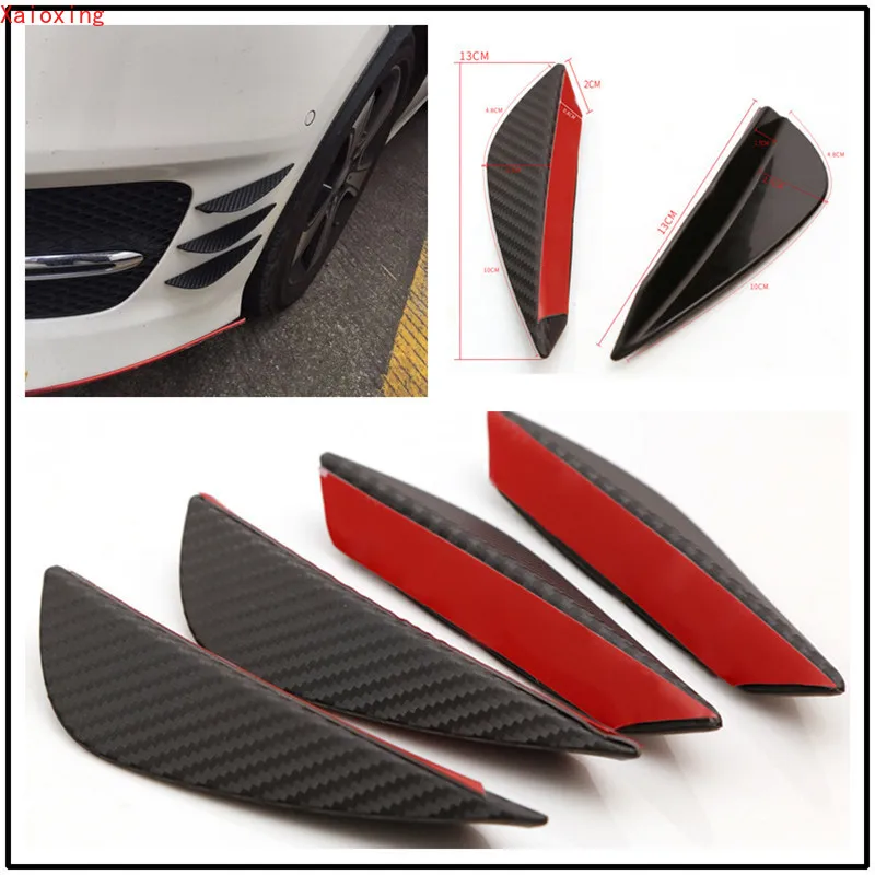 currency 4 Pcs/set Carbon Fiber Style Car Front Bumper Fins Lip Kit Canards Splitters Trim Styling Mouldings currency
currency 4 Pcs/set Carbon Fiber Style Car Front Bumper Fins Lip Kit Canards Splitters Trim Styling Mouldings currency