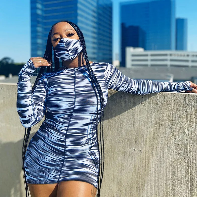 2021 Graphic Print Long Sleeve Sexy Mini Dress Autumn Winter Women Fashion Streetwear Outfits Y2K Party Wear Vestido De Mujer
2021 Graphic Print Long Sleeve Sexy Mini Dress Autumn Winter Women Fashion Streetwear Outfits Y2K Party Wear Vestido De Mujer