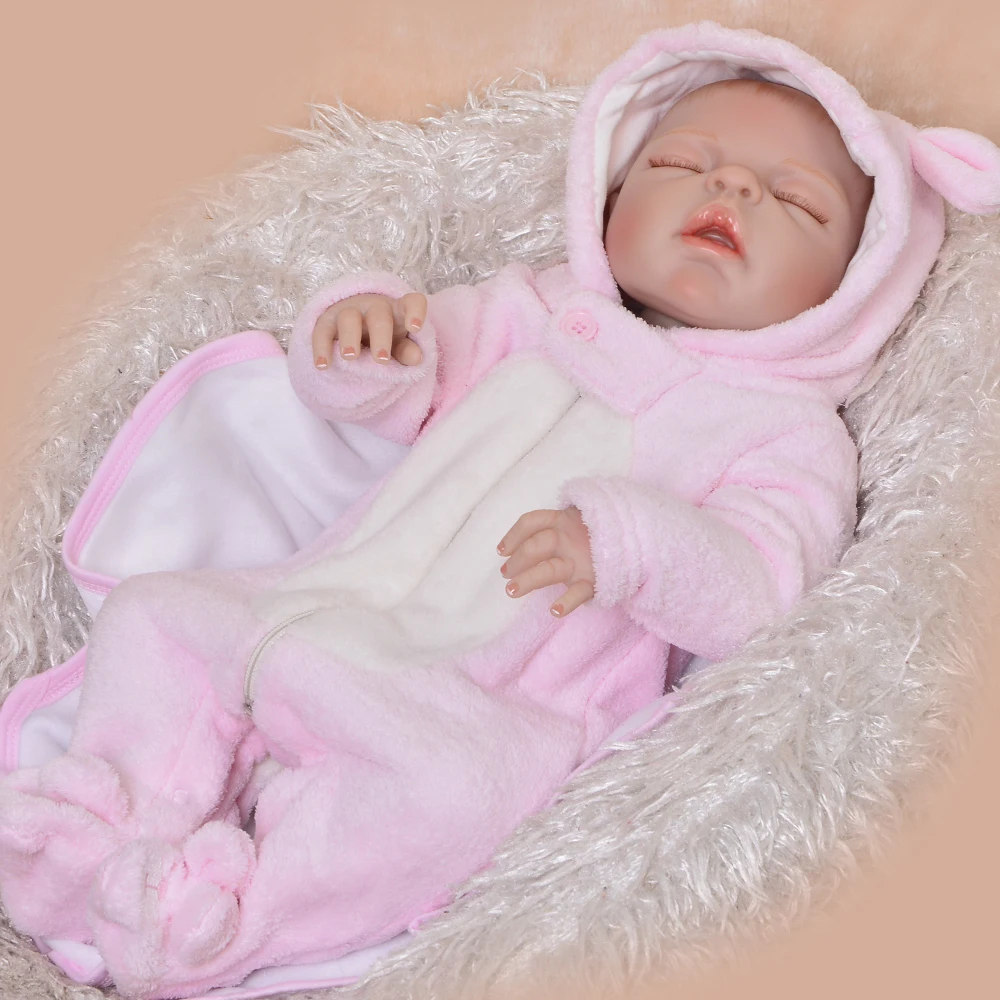 57cm whole Silicone Body Vinyl Reborn Girl Lifelike Baby Doll Newborn Princess Toddler paly Toy Bonecas Waterproof Birthday Gift
57cm whole Silicone Body Vinyl Reborn Girl Lifelike Baby Doll Newborn Princess Toddler paly Toy Bonecas Waterproof Birthday Gift