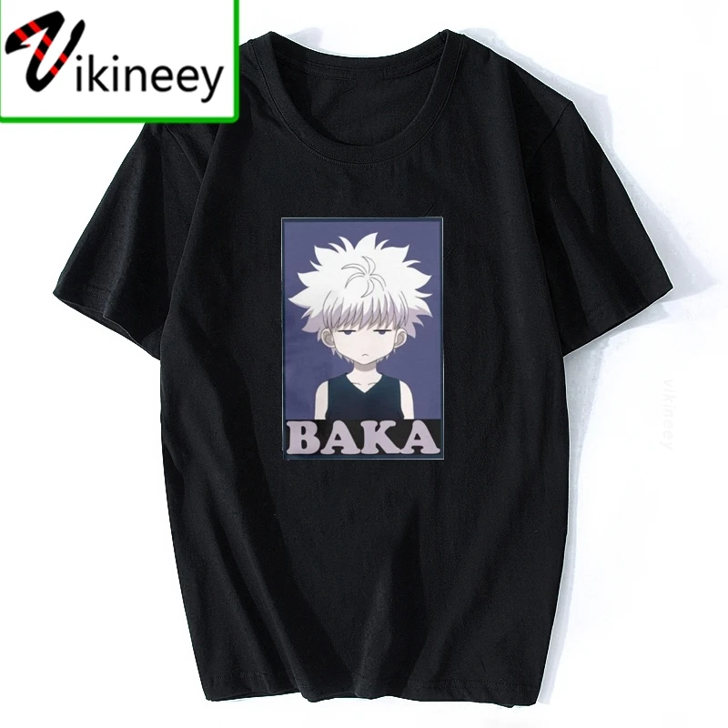 Hunter Japanese T Shirts Killua Zoldyck Baka Classic O-Neck Short Sleeves Classic Anime Japan Cotton T-Shirts Tees Mens
Hunter Japanese T Shirts Killua Zoldyck Baka Classic O-Neck Short Sleeves Classic Anime Japan Cotton T-Shirts Tees Mens