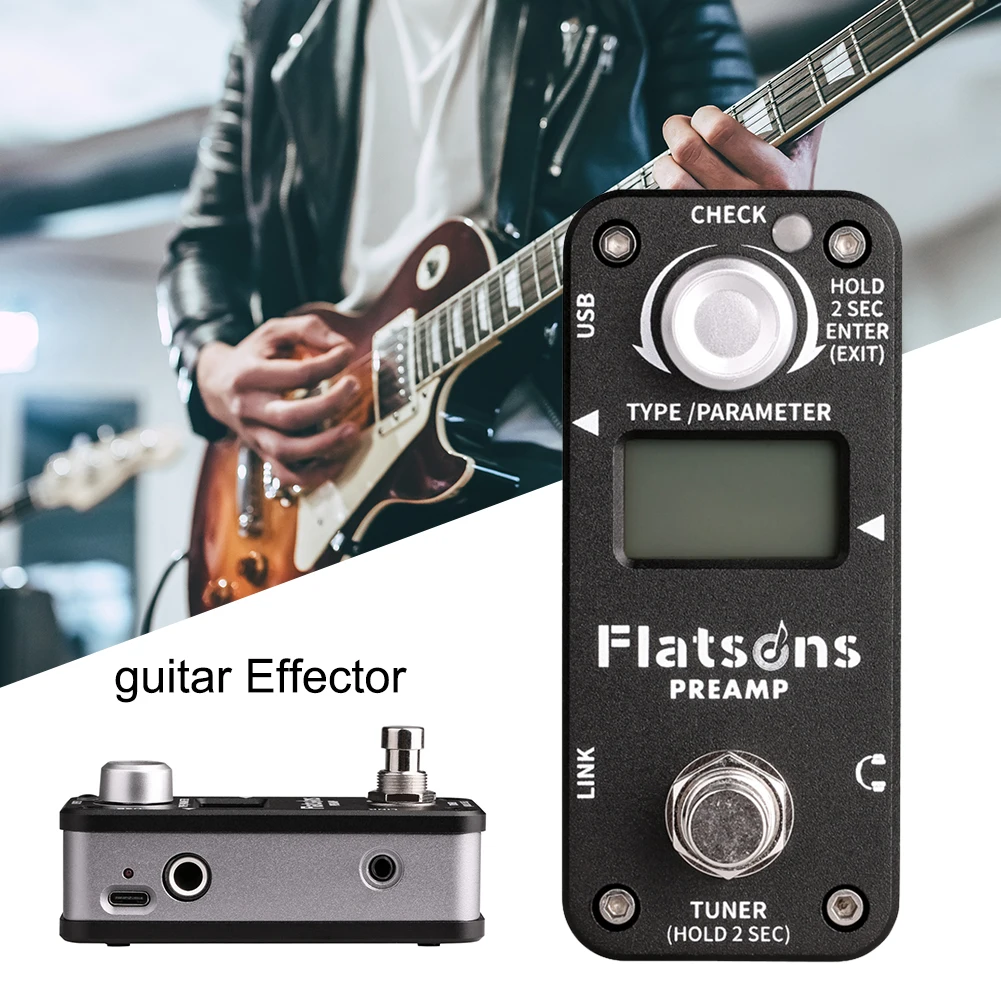 Electric Guitar Pedal Effect Processor Voiceless Overload Distortion Metal Effector Musical Instruments Accessories
Electric Guitar Pedal Effect Processor Voiceless Overload Distortion Metal Effector Musical Instruments Accessories