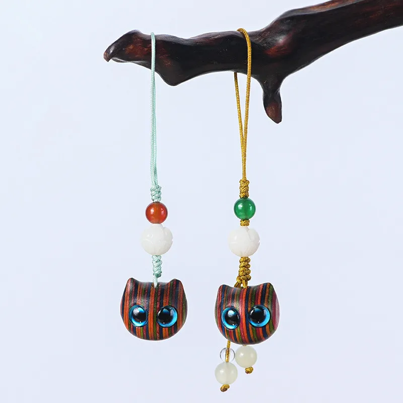 Creative painted wood kitten mobile phone pendant cute cat head bag pendant key chain cute female lanyard jewelry male
Creative painted wood kitten mobile phone pendant cute cat head bag pendant key chain cute female lanyard jewelry male