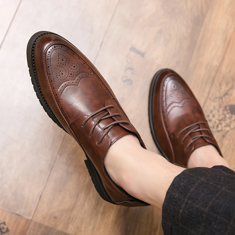 Office Business Leather Shoes Men Oxford Men's Casual Gentleman Fashion Non-slip New 2021 Luxurious Formal Wear-resistant
Office Business Leather Shoes Men Oxford Men's Casual Gentleman Fashion Non-slip New 2021 Luxurious Formal Wear-resistant