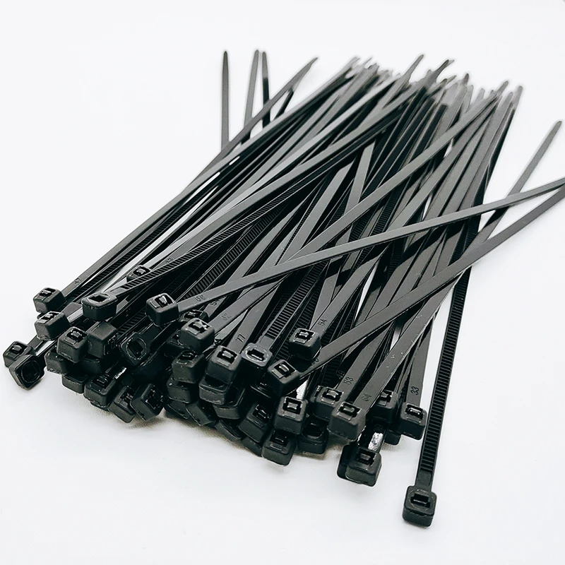 100 pieces Plastic Nylon Cable Tie 5x300 Self-locking Plastic Cable Zip Ties fastening ring Wire Ties Cable Management Black
100 pieces Plastic Nylon Cable Tie 5x300 Self-locking Plastic Cable Zip Ties fastening ring Wire Ties Cable Management Black