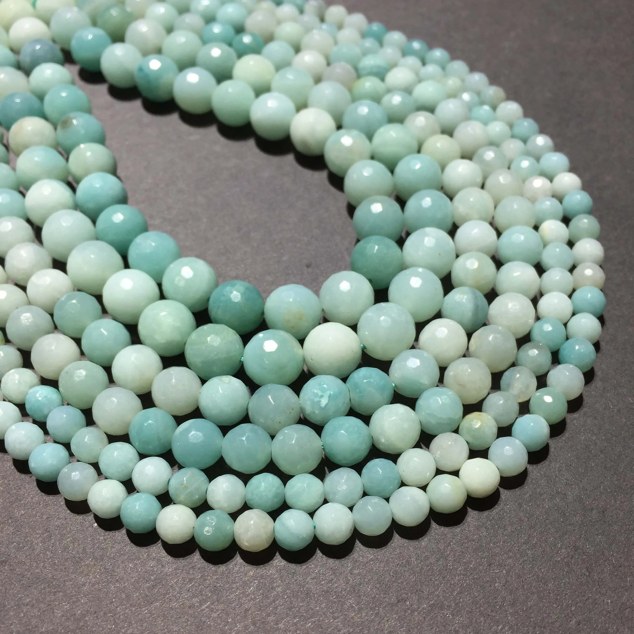 6mm Natural Faceted Round Blue Amazonite Beads Gemstone Loose Spacer Bead for Jewelry Making DIY Bracelet Necklace Factory Price
6mm Natural Faceted Round Blue Amazonite Beads Gemstone Loose Spacer Bead for Jewelry Making DIY Bracelet Necklace Factory Price
