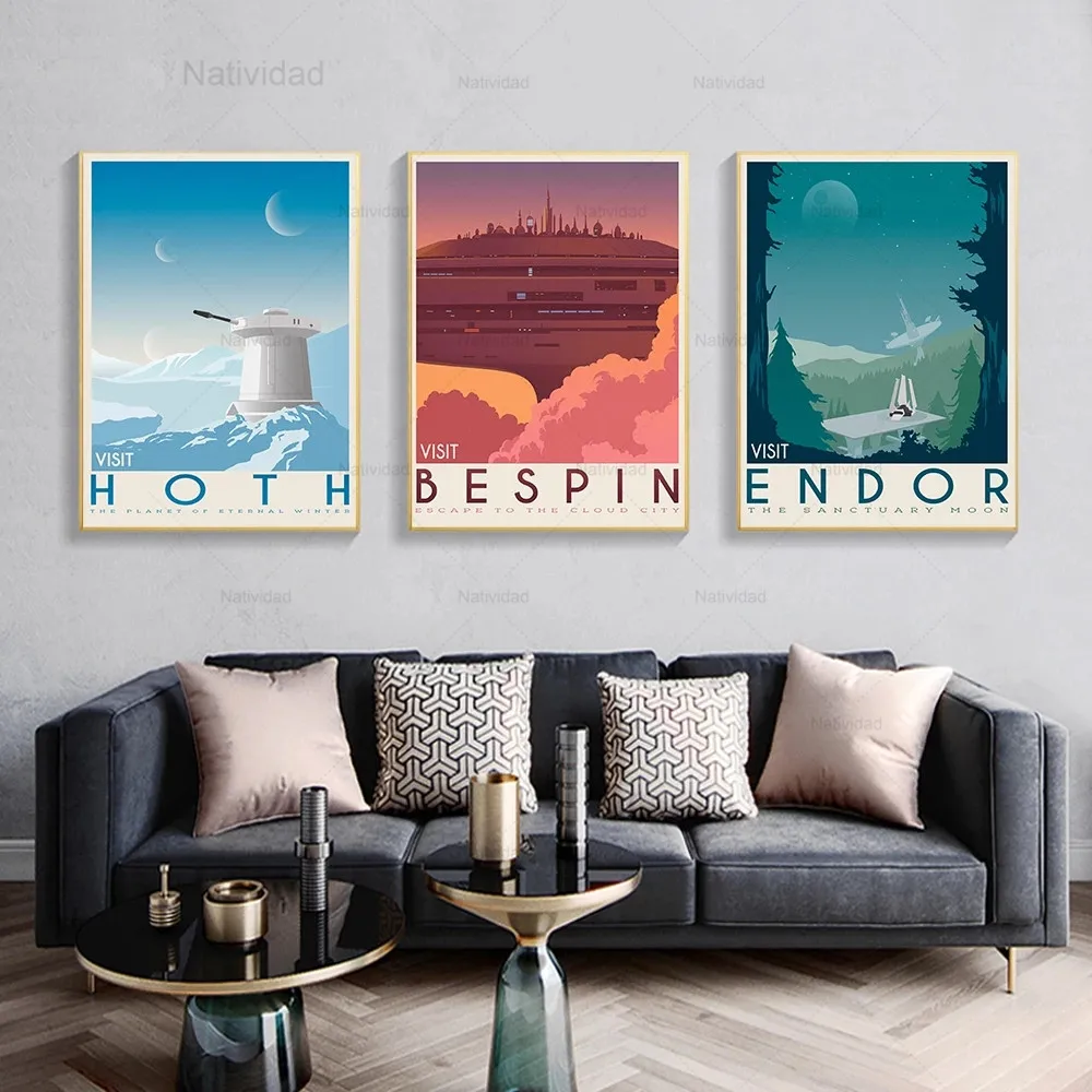 Vintage Canvas Painting Tatooine Planet Hoth Print Art Travel Movie Retro Landscape Posters Wall Art Picture Home Decoration
Vintage Canvas Painting Tatooine Planet Hoth Print Art Travel Movie Retro Landscape Posters Wall Art Picture Home Decoration