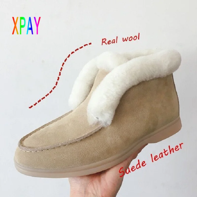 Snow Boots Leather Naked Boots Cowhide Pull-on Botas Mujer 2021 Winter New Warm Wool Boots Women's Shoes Thick-soled Naked Boots
Snow Boots Leather Naked Boots Cowhide Pull-on Botas Mujer 2021 Winter New Warm Wool Boots Women's Shoes Thick-soled Naked Boots