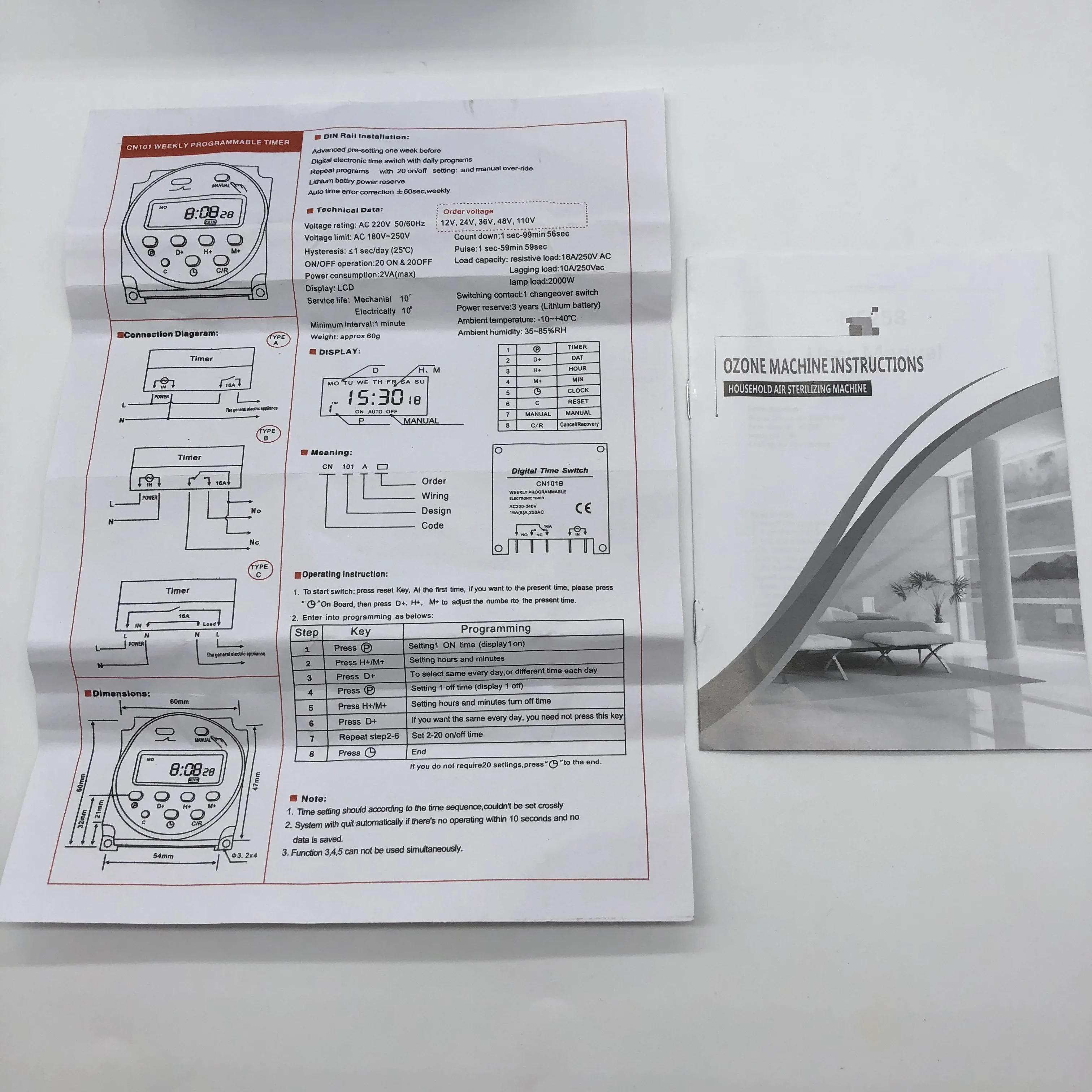 48g Ozone Generator Timer Control With Displa Ozone Air Purifier Air cleaner Disinfection Sterilization Cleaning Formaldehyde
48g Ozone Generator Timer Control With Displa Ozone Air Purifier Air cleaner Disinfection Sterilization Cleaning Formaldehyde