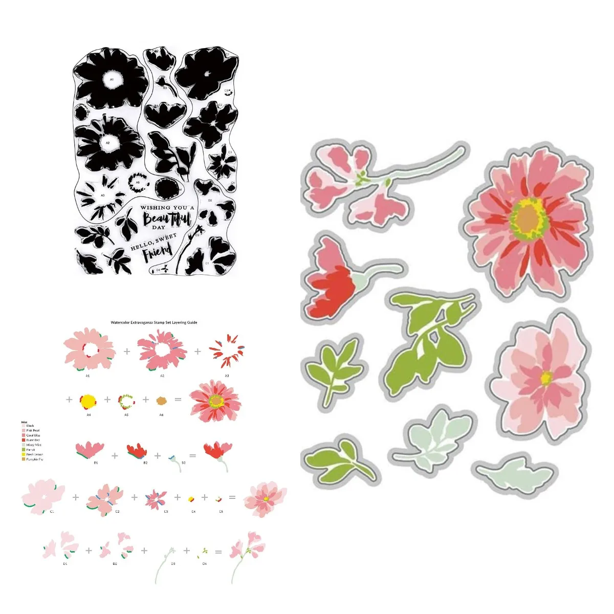 Beautiful lowers Stamps And Dies New Arrival Scrapbook Diary Decoration Stencil Embossing Template Diy Greeting Card Handmade
Beautiful lowers Stamps And Dies New Arrival Scrapbook Diary Decoration Stencil Embossing Template Diy Greeting Card Handmade