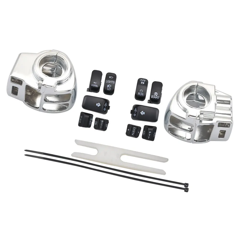 Motorcycle Switch Housings Switch Caps For Harley Glide FLHTCU FLHTK FLTR FLTRU FLHRC FLHTCUTG FLHR 96-13 Handlebar Control Part
Motorcycle Switch Housings Switch Caps For Harley Glide FLHTCU FLHTK FLTR FLTRU FLHRC FLHTCUTG FLHR 96-13 Handlebar Control Part
