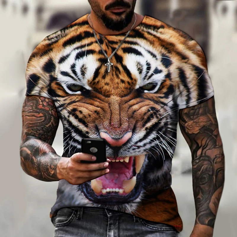 Sonspee Camouflage Animal Hunting Lion Tiger 3d T-shirt Summer Casual Men's T-shirt Fashion Street Wear Hip-hop Short Sleeve
Sonspee Camouflage Animal Hunting Lion Tiger 3d T-shirt Summer Casual Men's T-shirt Fashion Street Wear Hip-hop Short Sleeve