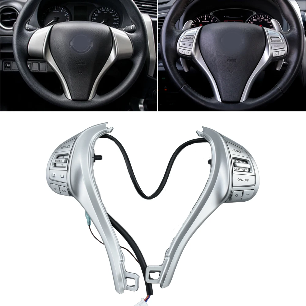 Steering Wheel Switch Audio Volume Cruise Control Switch Button For Nissan X-trail 2013 2014 2015 2016 Rogue 25550-4BG3A
Steering Wheel Switch Audio Volume Cruise Control Switch Button For Nissan X-trail 2013 2014 2015 2016 Rogue 25550-4BG3A