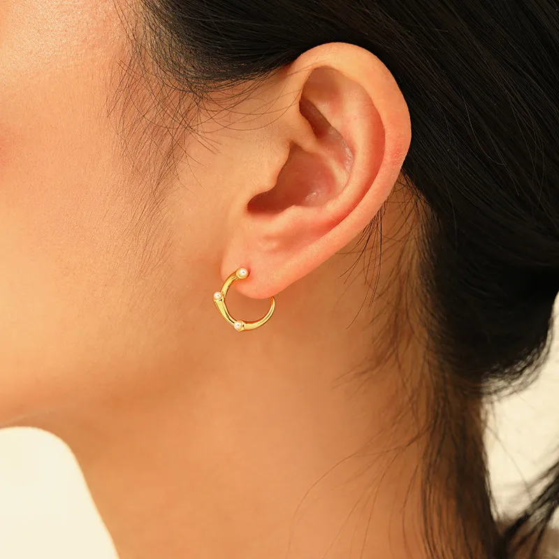 2021 New 925 Silver Needle Pearl Earring For Women Small Delicate Geometric Gold Stud Earrings Wedding Party Jewelry Accessories
2021 New 925 Silver Needle Pearl Earring For Women Small Delicate Geometric Gold Stud Earrings Wedding Party Jewelry Accessories
