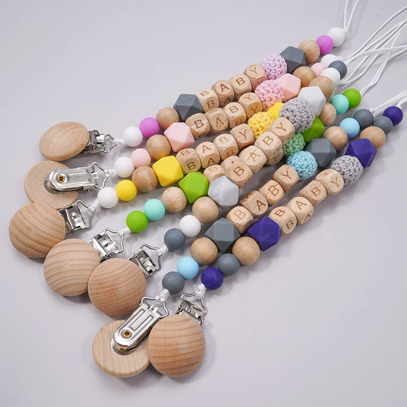 100% Food Grade Infant Chew Toy DIY Baby's Name Silicone Beads Pacifier Clip BPA Free Teether Chain For Baby Shower Gift
100% Food Grade Infant Chew Toy DIY Baby's Name Silicone Beads Pacifier Clip BPA Free Teether Chain For Baby Shower Gift