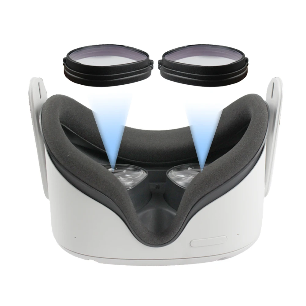 1Pair Anti-blue Light Lenses for Oculus Quest 2 VR Headset Magnetic Eyeglass Frame Lens Protection for oculus quest 2 Accessory 
1Pair Anti-blue Light Lenses for Oculus Quest 2 VR Headset Magnetic Eyeglass Frame Lens Protection for oculus quest 2 Accessory