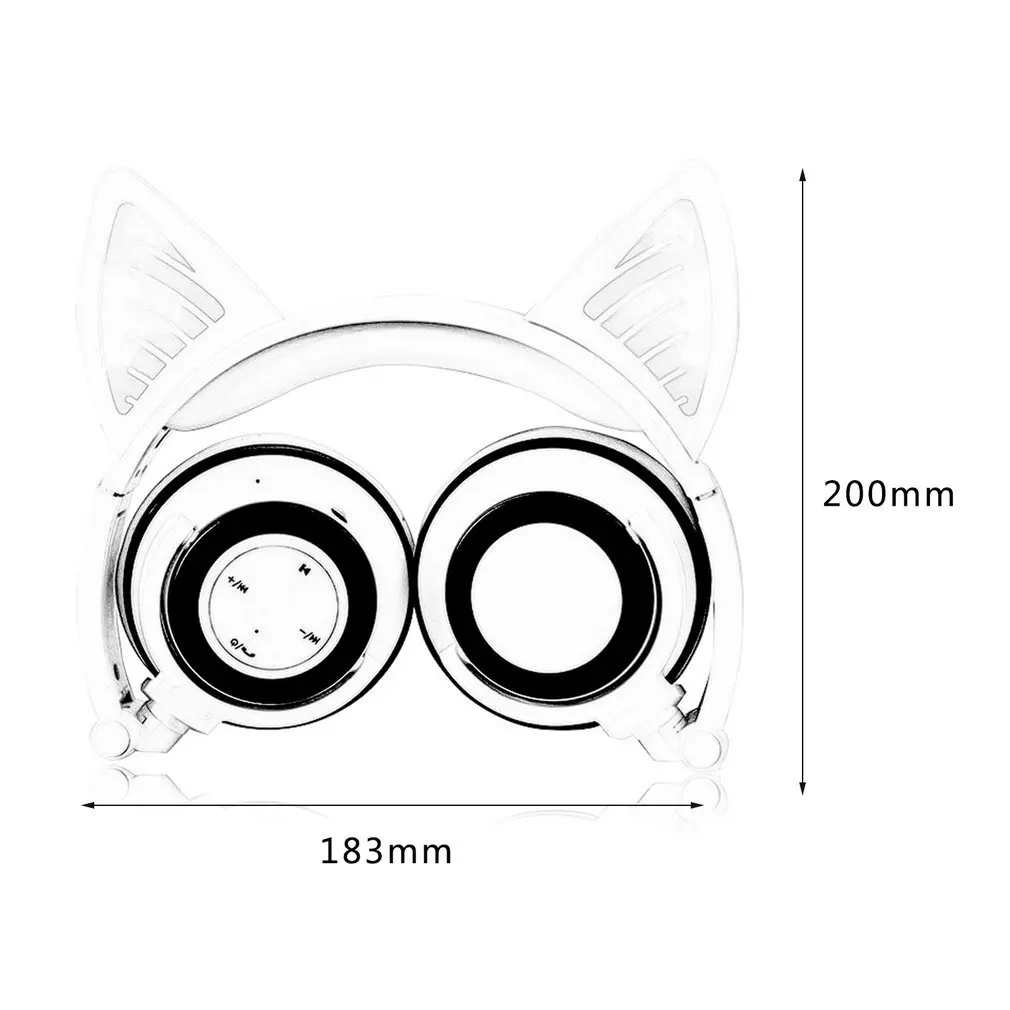 Foldable Cosplay Cat Ear Bluetooth Headphone Wireless Wire Universal Stereo Headset LED Light Flashing Earphone With Mic
Foldable Cosplay Cat Ear Bluetooth Headphone Wireless Wire Universal Stereo Headset LED Light Flashing Earphone With Mic