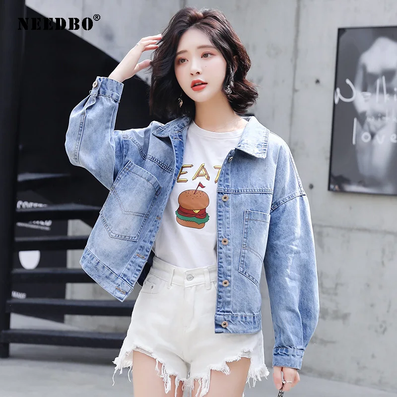 NEEDBO Denim Jacket Women's Coats Loose Fashion 3d Digital Printing Long Sleeve Tall Waist Turn-down Neck Denim Jackets
NEEDBO Denim Jacket Women's Coats Loose Fashion 3d Digital Printing Long Sleeve Tall Waist Turn-down Neck Denim Jackets