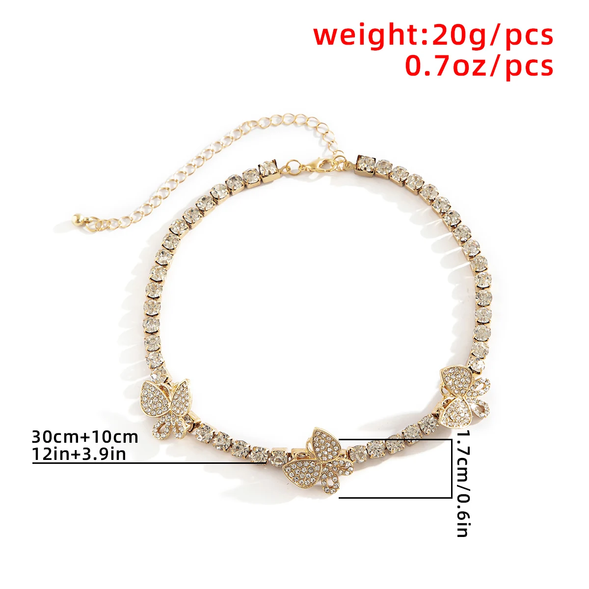 Kpop Charm Crystal Butterfly Pendant Choker Necklace Vintage Aesthetic Rhinestone Tennis Chain Necklace for Women Jewelry Gift
Kpop Charm Crystal Butterfly Pendant Choker Necklace Vintage Aesthetic Rhinestone Tennis Chain Necklace for Women Jewelry Gift