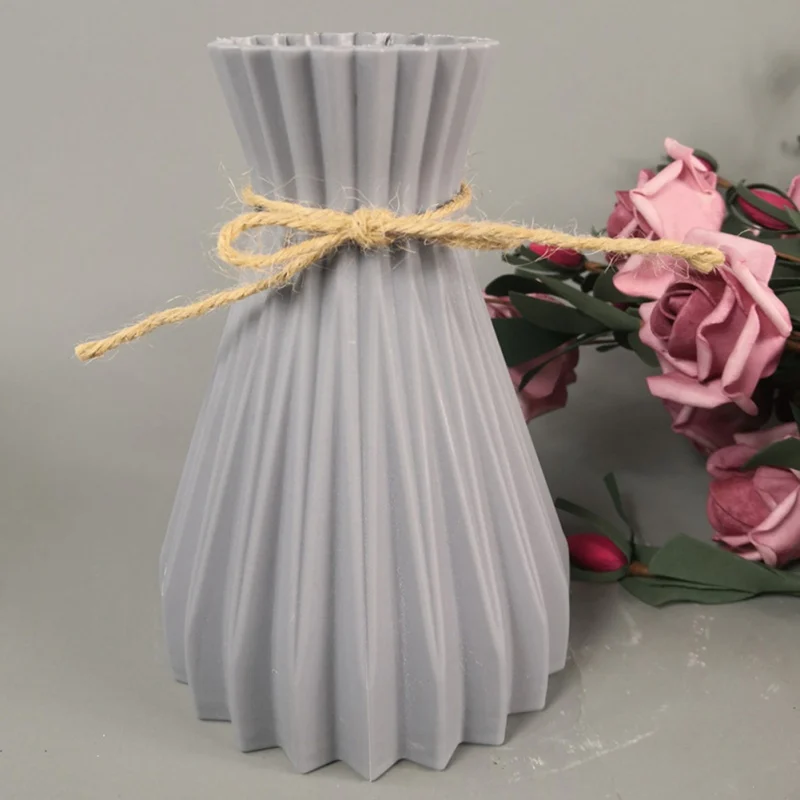 European Anti-Ceramic Vase Home Decoration Plastic Vases Wedding Modern Rural Style Flower Pot Solid Color Flower Baskets
European Anti-Ceramic Vase Home Decoration Plastic Vases Wedding Modern Rural Style Flower Pot Solid Color Flower Baskets