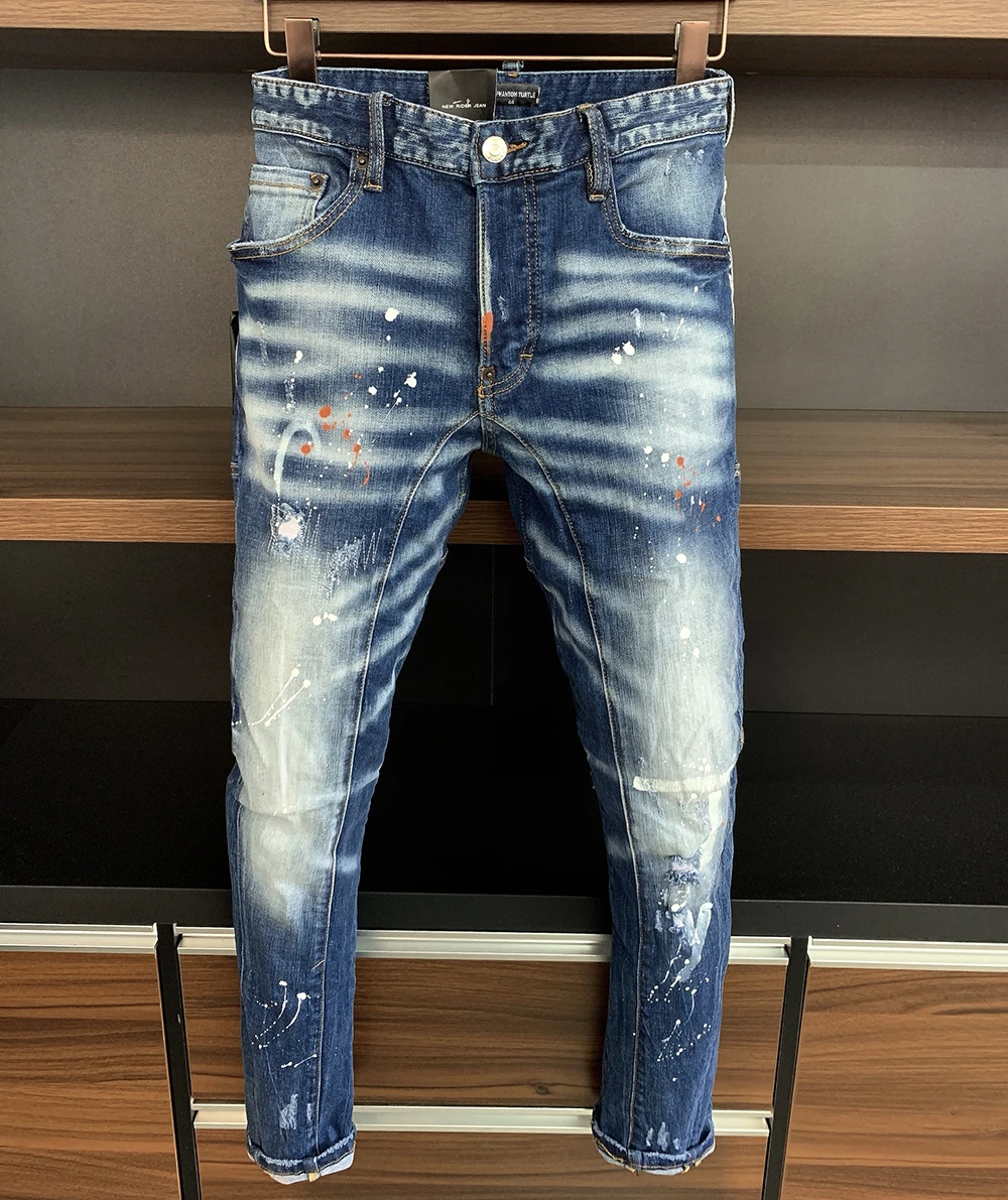 DSQ PHANTOM TURTLE 2021 New Slim Fit Jeans Men Basic Casual Denim Trousers Plus Size Brand Clothing DSQ371
DSQ PHANTOM TURTLE 2021 New Slim Fit Jeans Men Basic Casual Denim Trousers Plus Size Brand Clothing DSQ371