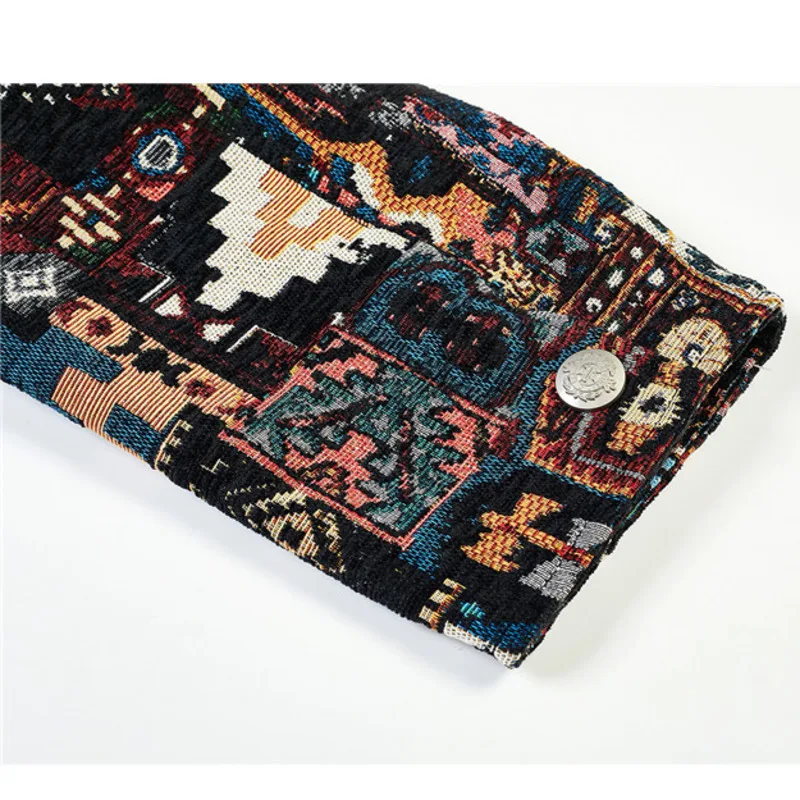 Sharezz 2020 Retro Short Jacket Spring Autumn Designer Long Sleeve Printed Ethnic Loose Lapel Top Coat For Women plus size
Sharezz 2020 Retro Short Jacket Spring Autumn Designer Long Sleeve Printed Ethnic Loose Lapel Top Coat For Women plus size