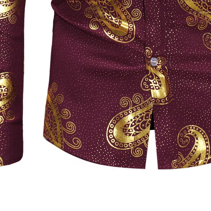 Fashion Vintage Shirts For Men British Flower Printed Men's Casual Shirts Long Sleeve European and American Style Men Shirt A402
Fashion Vintage Shirts For Men British Flower Printed Men's Casual Shirts Long Sleeve European and American Style Men Shirt A402
