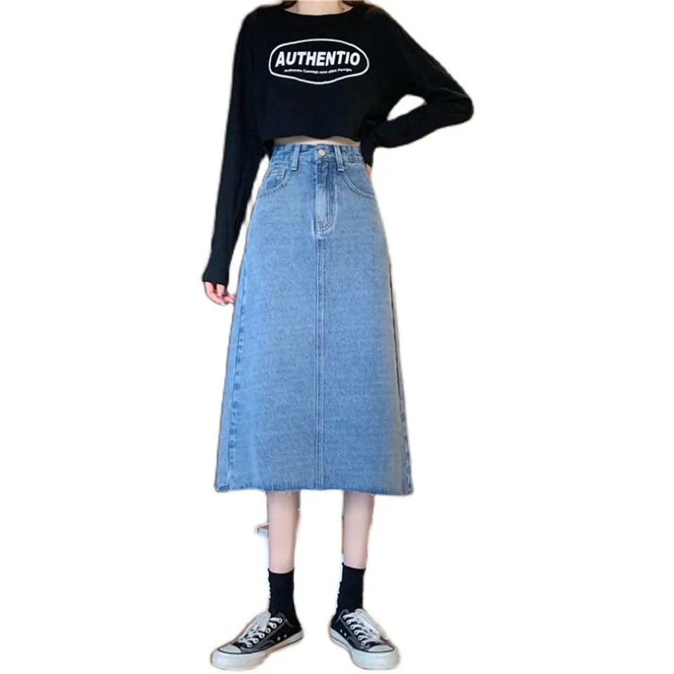 Женская джинсовая юбка, элегантная длинная повседневная юбка с высокой талией и карманами на молнии, модель винтажная джинсовая юбка года в...
Женская джинсовая юбка, элегантная длинная повседневная юбка с высокой талией и карманами на молнии, модель винтажная джинсовая юбка года в...