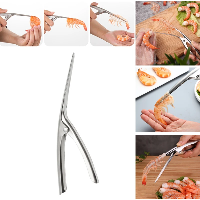 Shrimp Peeler Kitchen Appliances Portable Stainless Steel Shrimp Deveiner Lobster Practical Kitchen Supplies Fishing Knife Tools
Shrimp Peeler Kitchen Appliances Portable Stainless Steel Shrimp Deveiner Lobster Practical Kitchen Supplies Fishing Knife Tools