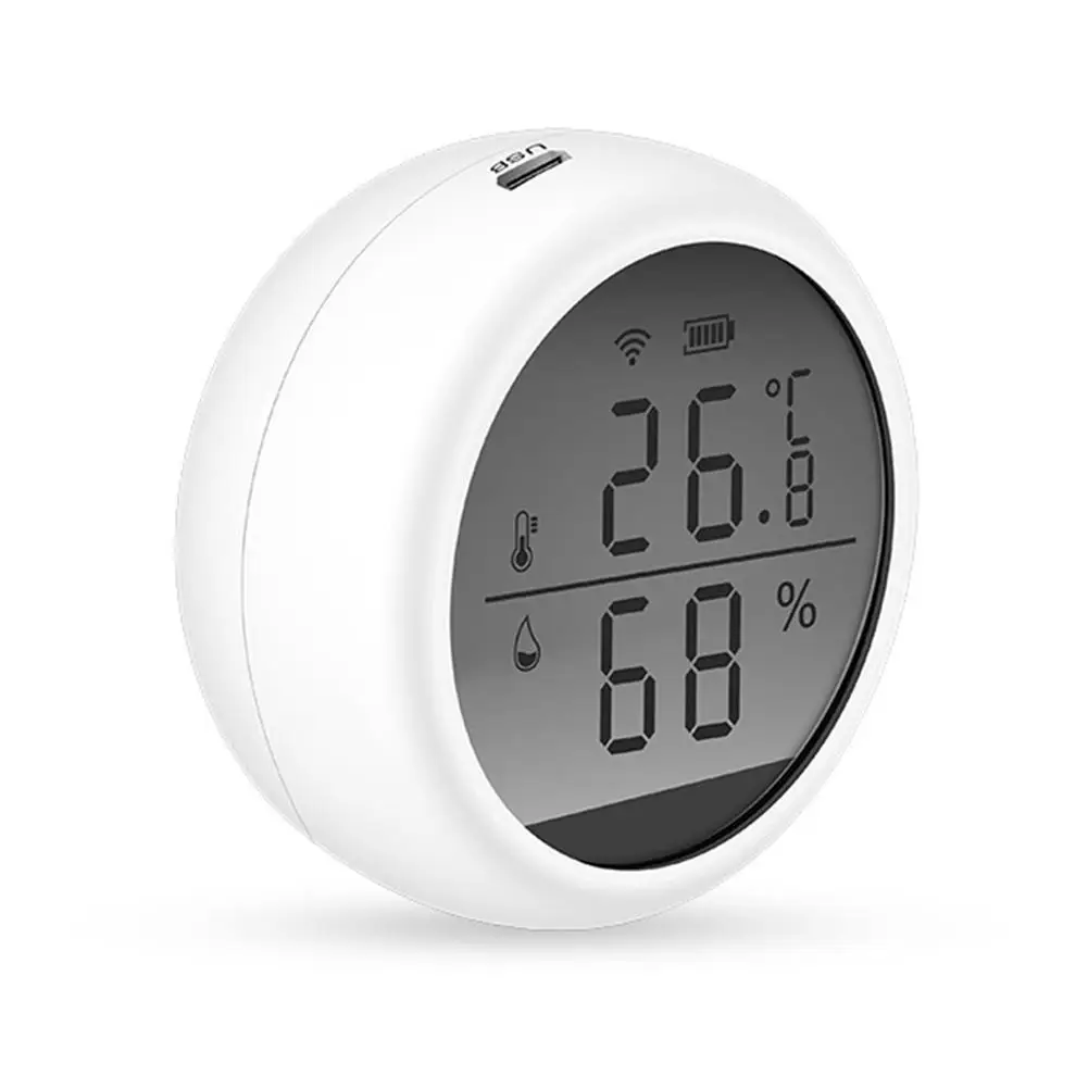 Умный Wi-Fi датчик температуры и влажности для Tuya Smart Home, гигрометр, термометр с ЖК-дисплеем, новинка 2021, 1 шт.
Умный Wi-Fi датчик температуры и влажности для Tuya Smart Home, гигрометр, термометр с ЖК-дисплеем, новинка 2021, 1 шт.