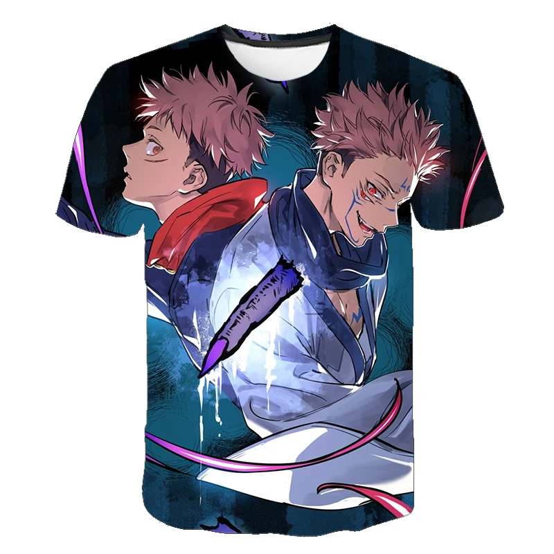 Summer Kids Anime Funny T-Shirt Boys Girls Japanese Jujutsu Kaisen Print Tees Children Clothes Baby Cool Harajuku Short Sleeve
Summer Kids Anime Funny T-Shirt Boys Girls Japanese Jujutsu Kaisen Print Tees Children Clothes Baby Cool Harajuku Short Sleeve