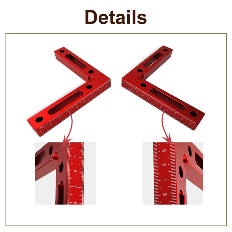1/2pcs 90 Degree Positioning Squares Aluminium Alloy Right Angle Clamps Woodworking Carpenter Tool Corner Clamping Square for P
1/2pcs 90 Degree Positioning Squares Aluminium Alloy Right Angle Clamps Woodworking Carpenter Tool Corner Clamping Square for P