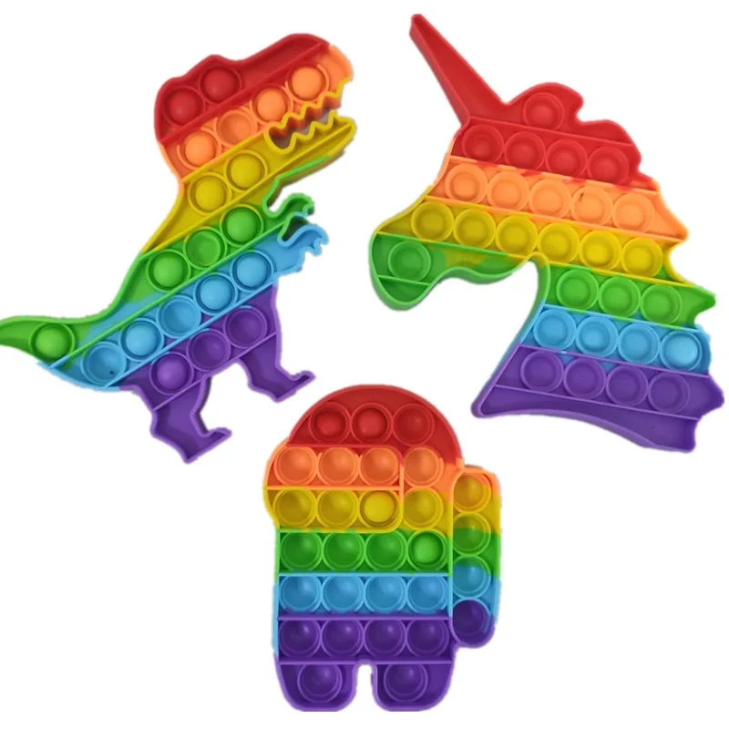 Pop It Stress Relief Toy Squeeze Toys unicorn Rainbow Bubble Antistress Its Relieve Autism Kids Pregnant Woman Adult Relieve
Pop It Stress Relief Toy Squeeze Toys unicorn Rainbow Bubble Antistress Its Relieve Autism Kids Pregnant Woman Adult Relieve