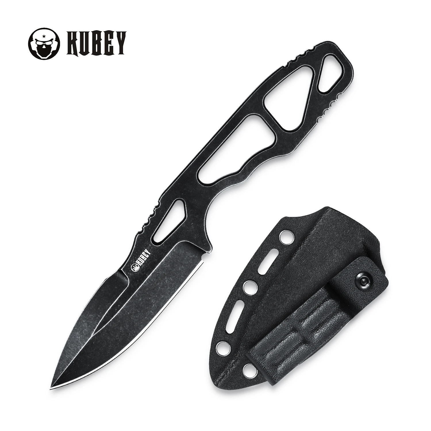 Kubey 7.62 TAG KB282 Fixed Blade EDC Knife Hydra Design Skeletonized Tang w/Kydex Sheath Good for Outdoor Hiking Fishing Hunting
Kubey 7.62 TAG KB282 Fixed Blade EDC Knife Hydra Design Skeletonized Tang w/Kydex Sheath Good for Outdoor Hiking Fishing Hunting