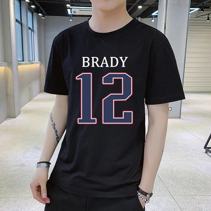 Fashion Short-sleeved Sports T-shirt 3d-printed 12 Brady Printing Tops Summer Shirt For Men (S-2XL)
Fashion Short-sleeved Sports T-shirt 3d-printed 12 Brady Printing Tops Summer Shirt For Men (S-2XL)