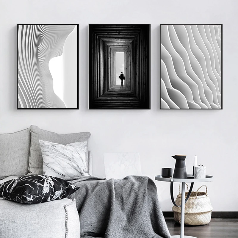 Nordic Black and White Wall Art Canvas Painting Abstract Space Art Building Posters Pictures for Living Room Home Decor
Nordic Black and White Wall Art Canvas Painting Abstract Space Art Building Posters Pictures for Living Room Home Decor