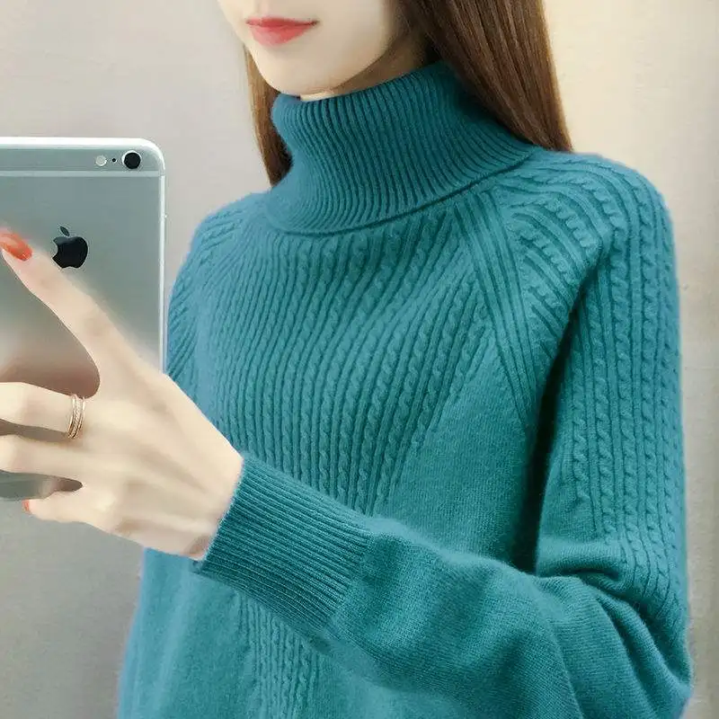 Aibeauty New Autumn Winter Solid Slim Pullover Turtleneck Casual Vintage Knitted Elastic Twist Women Sweater
Aibeauty New Autumn Winter Solid Slim Pullover Turtleneck Casual Vintage Knitted Elastic Twist Women Sweater