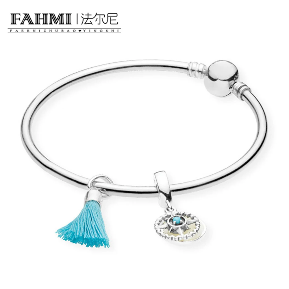 FAHMI 100% 925 Silver Genuine Glamour RAU0461 Turquoise Tassel and Compass Bangle Set Original Women Jewelry
FAHMI 100% 925 Silver Genuine Glamour RAU0461 Turquoise Tassel and Compass Bangle Set Original Women Jewelry