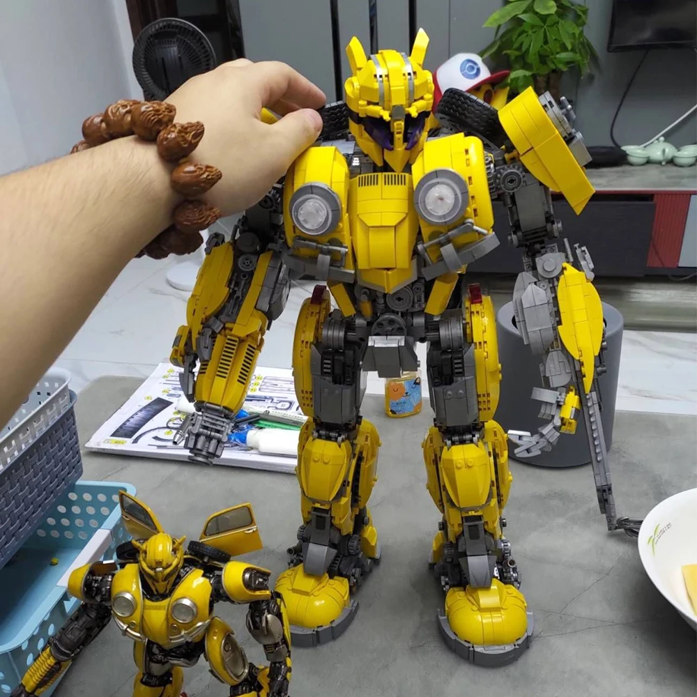 Ideas Bumblebeed Robot Model Building Block Creative Expert Prime Transformationer Mech Bricks Optimus Transformation Toys Gifts
Ideas Bumblebeed Robot Model Building Block Creative Expert Prime Transformationer Mech Bricks Optimus Transformation Toys Gifts