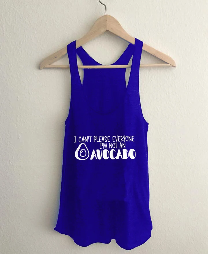 Summer Harajuku Cotton Funny Casual Sleeveless Tee Vest I Can't Please Everyone I'm Not An Avocado Tank Top for Women 
Summer Harajuku Cotton Funny Casual Sleeveless Tee Vest I Can't Please Everyone I'm Not An Avocado Tank Top for Women