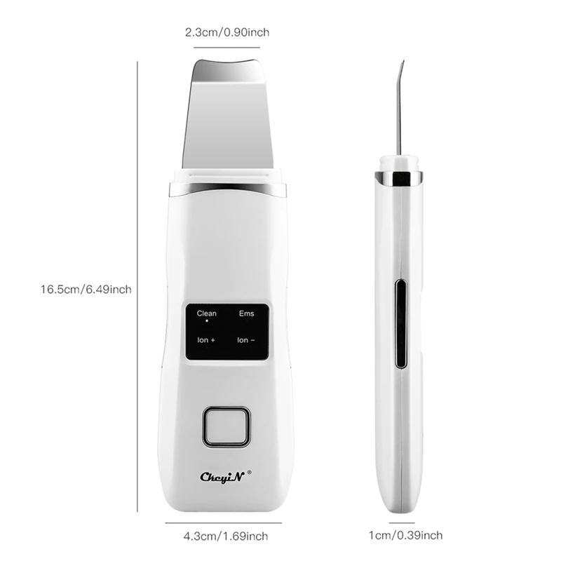 Ultrasonic Vibration Skin Scrubber EMS Pulse Face Lifting Scraper Blackhead Dead Skin Peeling Shovel LED Photon Light Therapy 31
Ultrasonic Vibration Skin Scrubber EMS Pulse Face Lifting Scraper Blackhead Dead Skin Peeling Shovel LED Photon Light Therapy 31