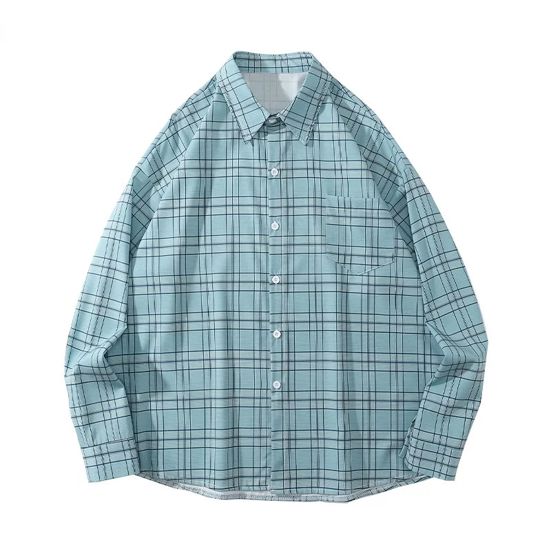 2022 Harajuku Streetwear Long Sleeve Shirts Plaid Print Blouse Shirt Fashion Hip Hop Outerwear Casual Loose Mens Tops
2022 Harajuku Streetwear Long Sleeve Shirts Plaid Print Blouse Shirt Fashion Hip Hop Outerwear Casual Loose Mens Tops