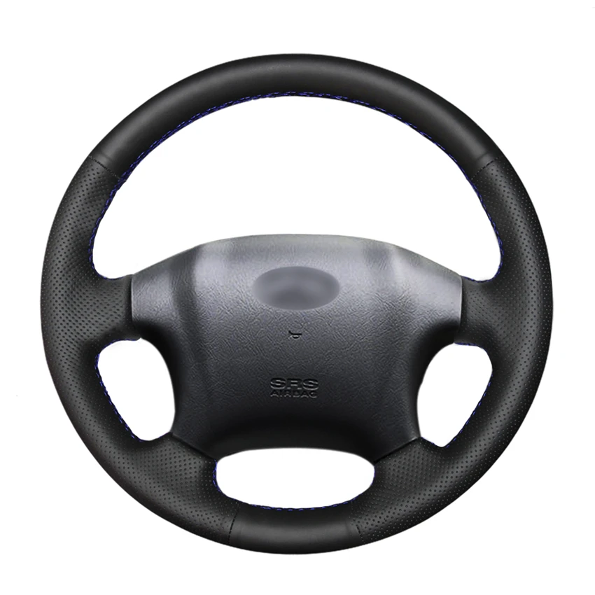 Hand-stitched Black PU Artificial Leather Car Steering Wheel Cover for Hyundai Tucson 2006-2014
Hand-stitched Black PU Artificial Leather Car Steering Wheel Cover for Hyundai Tucson 2006-2014