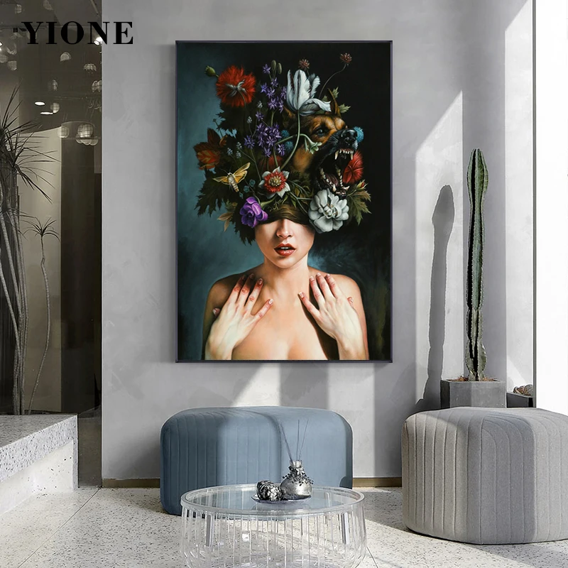 Retro Flower Woman Canvas Painting Custom Abstract Nude Figure Dog Mountain Universe Girls Posters and Prints Wall Art Pictures
Retro Flower Woman Canvas Painting Custom Abstract Nude Figure Dog Mountain Universe Girls Posters and Prints Wall Art Pictures