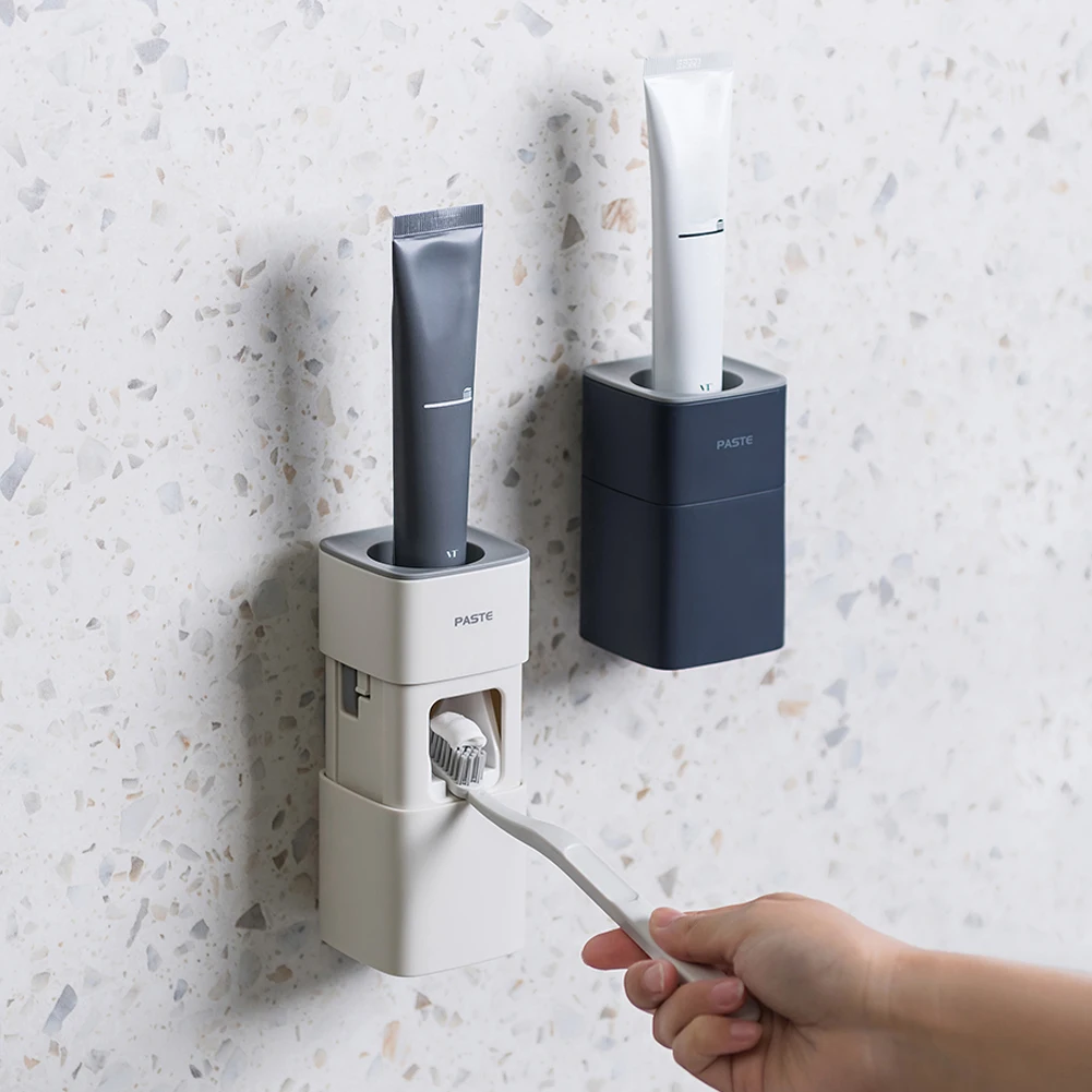 Wall-mounted Toothpaste Dispenser Squeezer Dust-proof Automatic Hands-free Lazy Squeeze Toothpaste Bathroom Accessories
Wall-mounted Toothpaste Dispenser Squeezer Dust-proof Automatic Hands-free Lazy Squeeze Toothpaste Bathroom Accessories