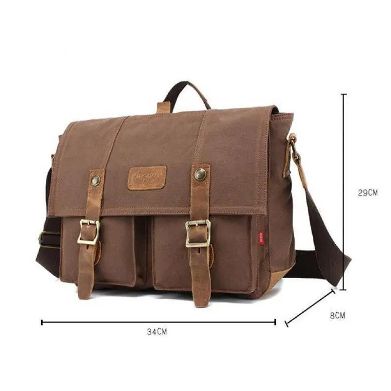 YourSeason Men Canvas Retro Bag 2021 Versatile Solid Color Wear Resistant Male Shoulder Messenger Large Capacity Handbag
YourSeason Men Canvas Retro Bag 2021 Versatile Solid Color Wear Resistant Male Shoulder Messenger Large Capacity Handbag