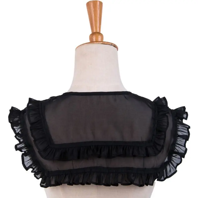 2020 Preppy Style Women Girls Doll Tiered Ruffles Fake Collar Bottoming Shirt Shawl
2020 Preppy Style Women Girls Doll Tiered Ruffles Fake Collar Bottoming Shirt Shawl