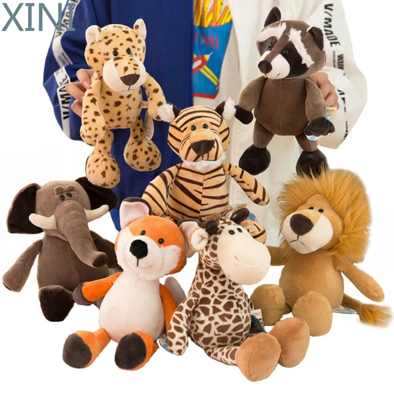 XINI 35/25cm Cute Cartoon Soft Stuffed Animal Plush Toy Lion Giraffe Elephant Tiger Fox Raccoon Soft Toy Plush Animal Girl Gift
XINI 35/25cm Cute Cartoon Soft Stuffed Animal Plush Toy Lion Giraffe Elephant Tiger Fox Raccoon Soft Toy Plush Animal Girl Gift